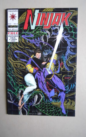 NINJAK #4 1994 Valiant Comics [SA50]
