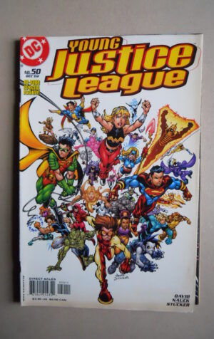 YOUNG JUSTICE LEAGUE #50 2002 Dc Comics [SA50]