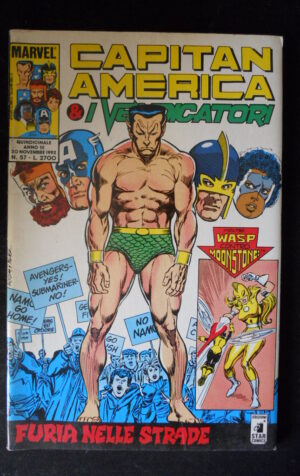 CAPITAN AMERICA & I VENDICATORI n°57 1992 Marvel Italia  [H077]