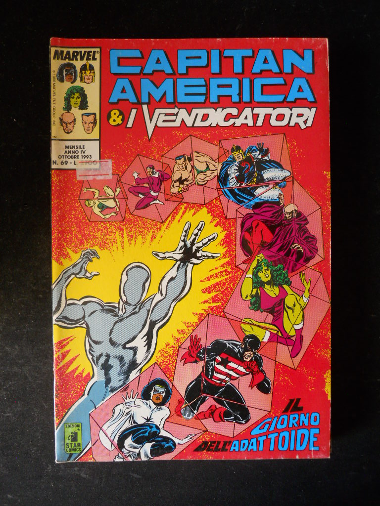 CAPITAN AMERICA & I VENDICATORI n°69 1993 Marvel Italia  [H077]