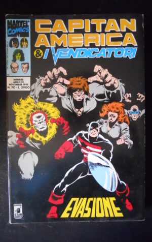 CAPITAN AMERICA & I VENDICATORI n°70 1993 Marvel Italia  [H077]