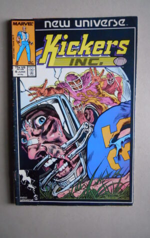 KICKERS #8 1987 Marvel Comics [SA50]
