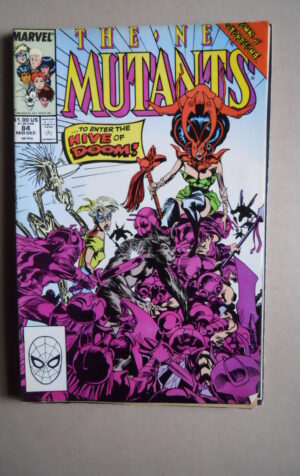 The New Mutants #84 1989 Marvel Comics [SA50]