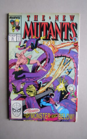 THE NEW TITANS #76 1989 Dc Comics [SA50]