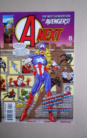 A-NEXT #4 1999 Marvel Comics intro Earth Sentry [SA50]