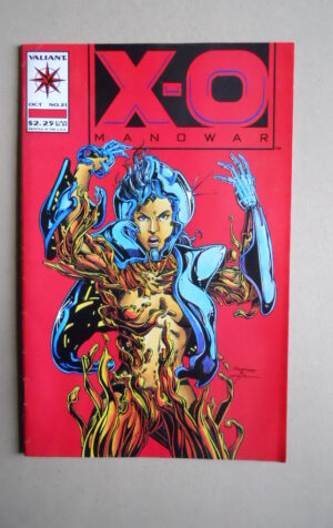 X-O MANOWAR #21 1993 Valiant Comics [SA50]
