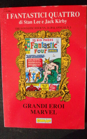 GRANDI EROI MARVEL n°5  FANTASTICI QUATTRO III ed. Marvel Comic Art  [H078]