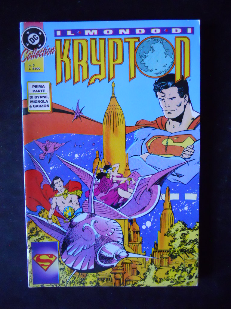 SUPERMAN IL MONDO DI KRYPTON Dc Collection n°5 1995 Play Press [H080]