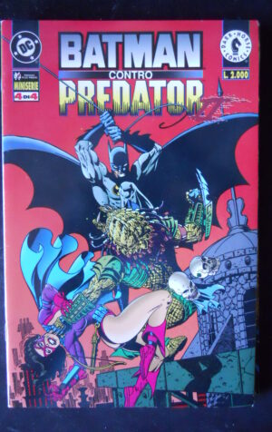 BATMAN contro PREDATOR Miniserie 4 di 4 Dc Comics Play Press [H080]