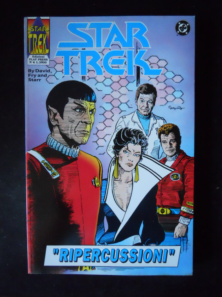 STAR TREK n°4 1992 Versione ufficiale a fumetti Play Press   [H081]