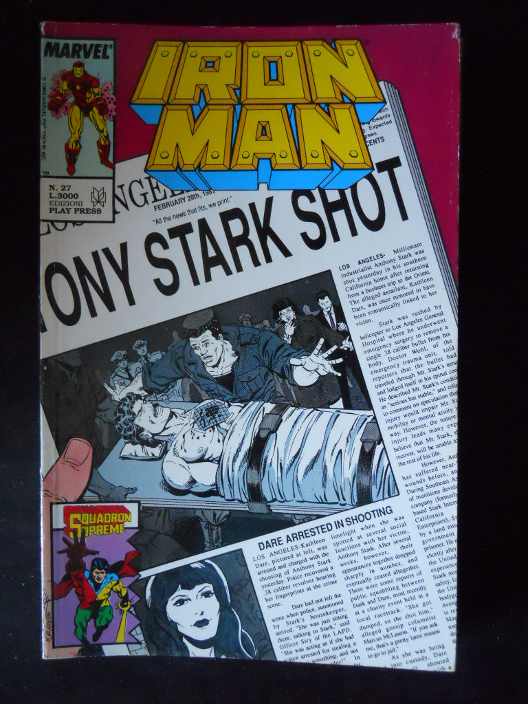 IRON MAN n°27 1991 Marvel Play Press [H082]