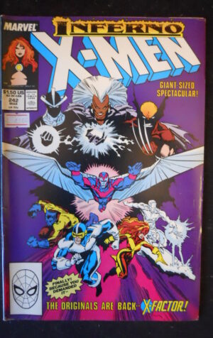 UNCANNY X-MEN #242 1989 Marvel Comics  [G483]