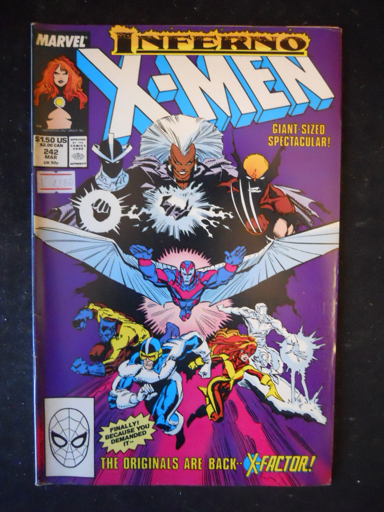 UNCANNY X-MEN #242 1989 Marvel Comics  [G483]