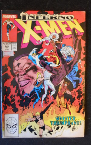 UNCANNY X-MEN #243 1989 Marvel Comics  [G483]