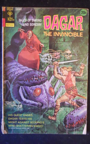 DAGAR The Invicible #4 1973 Gold Key & Design Comics  [G483]