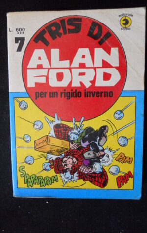 ALAN FORD Raccolta Tris n°7 1978 comprende numeri 83-84-85 ed. Corno [G338]