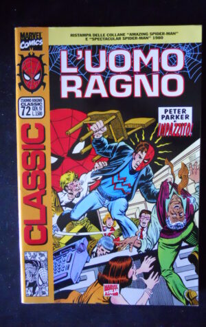 L' UOMO RAGNO Classic n?72  Star Comics Marvel Italia [H070]
