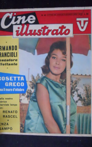 CINE ILLUSTRATO TV n°42 1960 Cosetta Greco Armando Francioli Enza Sampo   [C90]