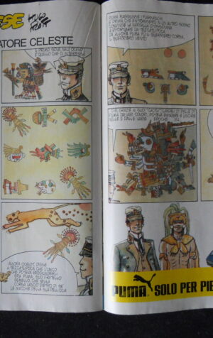 PUBBLICITA' CORTO MALTESE scarpe PUMA 1985 Il Camminatore Celeste [W5]