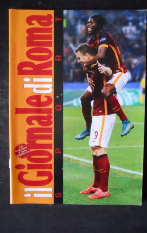 IL GIORNALE DI ROMA n°23 2015 Roma calcio  Dzeko + Posterino Pjanic [W6]
