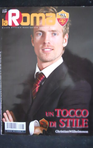 LA ROMA n°264 2007 Christian Wilhelmsson con Poster David Pizarro [W6]