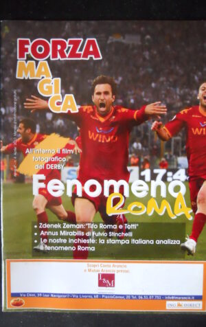 FORZA MAGICA ROMA n°4 2010 Poster Lazioo Roma 1-2  [W8]