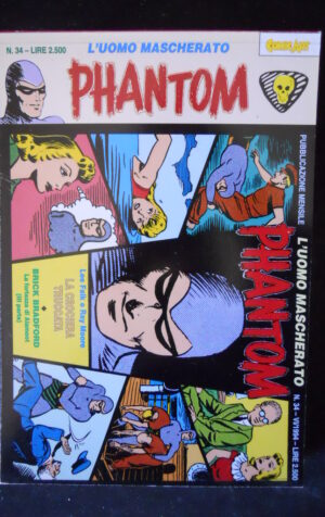 PHANTOM L'Uomo Mascherato n°34 Comic Art Lee Falk   [Q32]