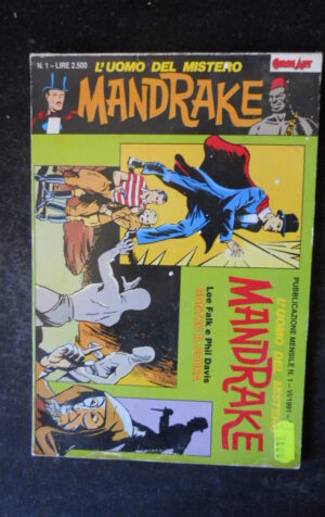 MANDRAKE L' Uomo del Mistero n°1 Comic Art Lee Falk Phil Davis   [Q33-1]