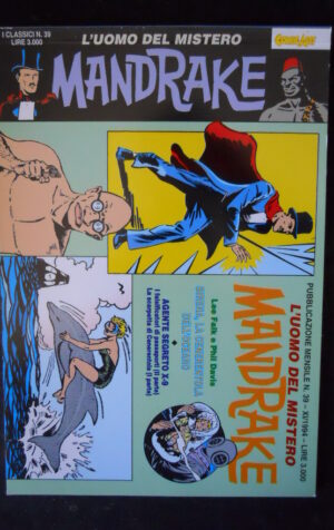 MANDRAKE L' Uomo del Mistero n°39 Comic Art Lee Falk Phil Davis   [Q33]