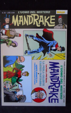 MANDRAKE L' Uomo del Mistero n°38 Comic Art Lee Falk Phil Davis   [Q33]