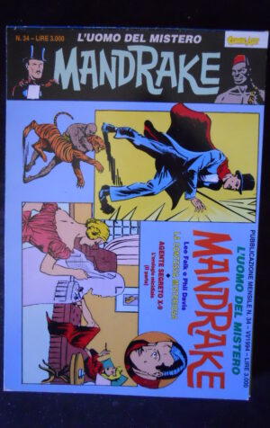 MANDRAKE L' Uomo del Mistero n°34 Comic Art Lee Falk Phil Davis   [Q33]