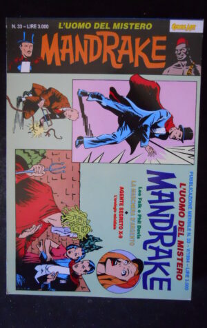 MANDRAKE L' Uomo del Mistero n°33 Comic Art Lee Falk Phil Davis   [Q33]