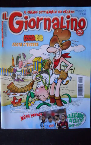 GIORNALINO n°34 2009 Cocco Bill con Poster Lavezzi ETO    [Q38]