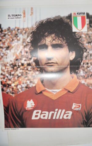 POSTER ROMA 40x30 cm 1982  Ubldo Righetti [AS5-194]