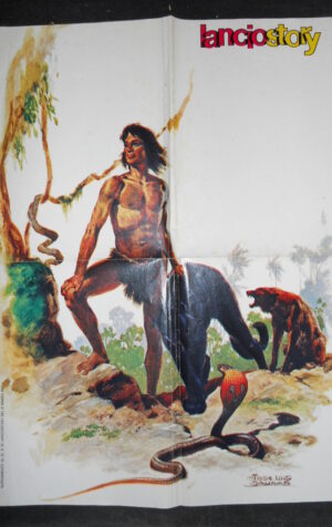POSTER LANCIOSTORY Jose Luis Salinas suppl.n°11 1977  [W12]