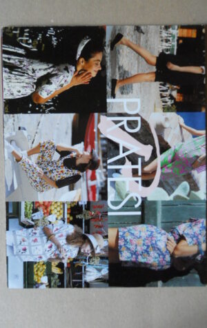 DEPLIANT Poster Pubblicitario PRATESI Moda 1991 [D39-2]