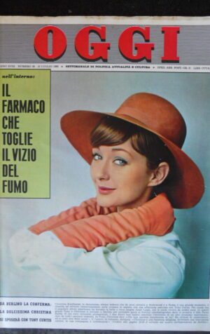 OGGI n?28 1962 Christine Kaufmann Maria Callas Yvonne Furneaux  [LOTM]  