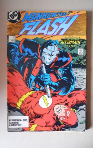 FLASH #22 1989 Manhunted Dc Comics  [SA52]