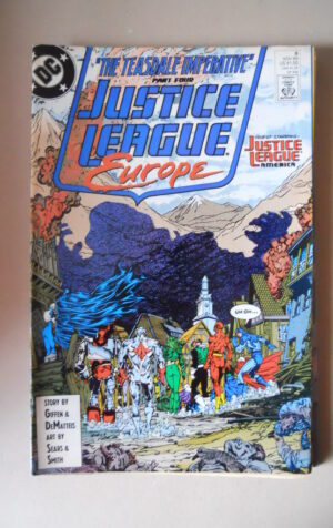 JUSTICE LEAGUE EUROPE #8 1989 Dc Comics  [SA52]