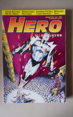 HERO ILLUSTRATED #1 1993 Magazine Comics Usa A Warrior Pbl [SA52]