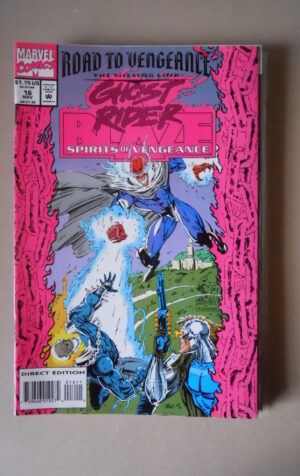 GHOST RIDER / BLAZE : Spirits of Vengeance #16 1993 Marvel Comics [SA52]