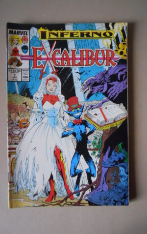 EXCALIBUR #7 1989 Marvel Comics  [SA52]