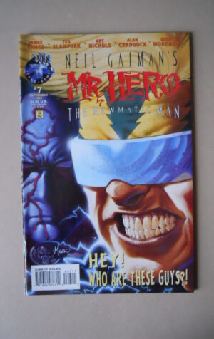MR HERO Neil Gaiman's The Newmatic Man #7 1995 Tekno Comix  [SA52]