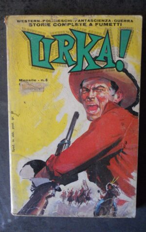 URKA! N°8 1971 Raccolta fumetti Western Guerra Fanta edizioni Spada   [G564]  