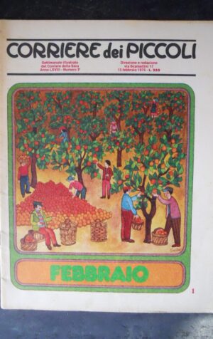 Corriere dei Piccoli n°7 1976 Gianconiglio Altan   [SC32]  
