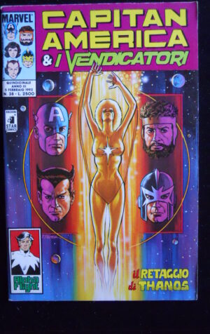 CAPITAN AMERICA & I VENDICATORI n°38 1992 Marvel Italia [G694]