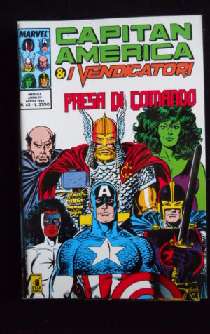 CAPITAN AMERICA & I VENDICATORI n°63 1993 Marvel Italia [G453]
