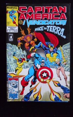 CAPITAN AMERICA & I VENDICATORI n°35 1991 Marvel Italia [G453]