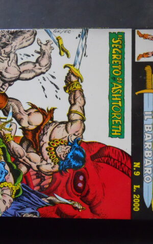 CONAN IL BARBARO n°9 1989 Marvel Comic Art A COLORI    [H077A]  