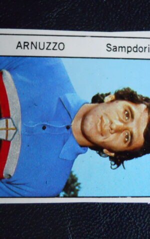 Figurina Calciatori Album GENTE 1974-75 –  SAMPDORIA Arnuzzo